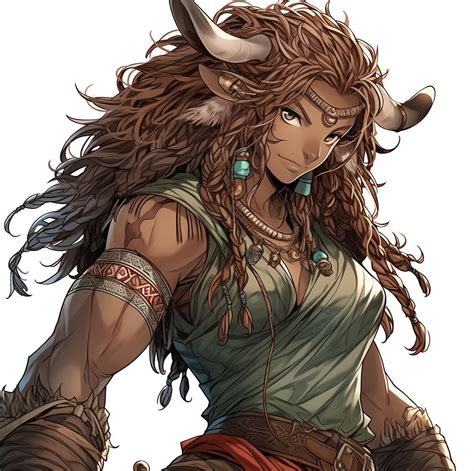 female minotaur anime